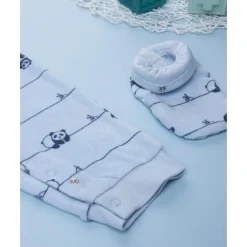 Pelele azul estampado de niño*Prenatal Outlet