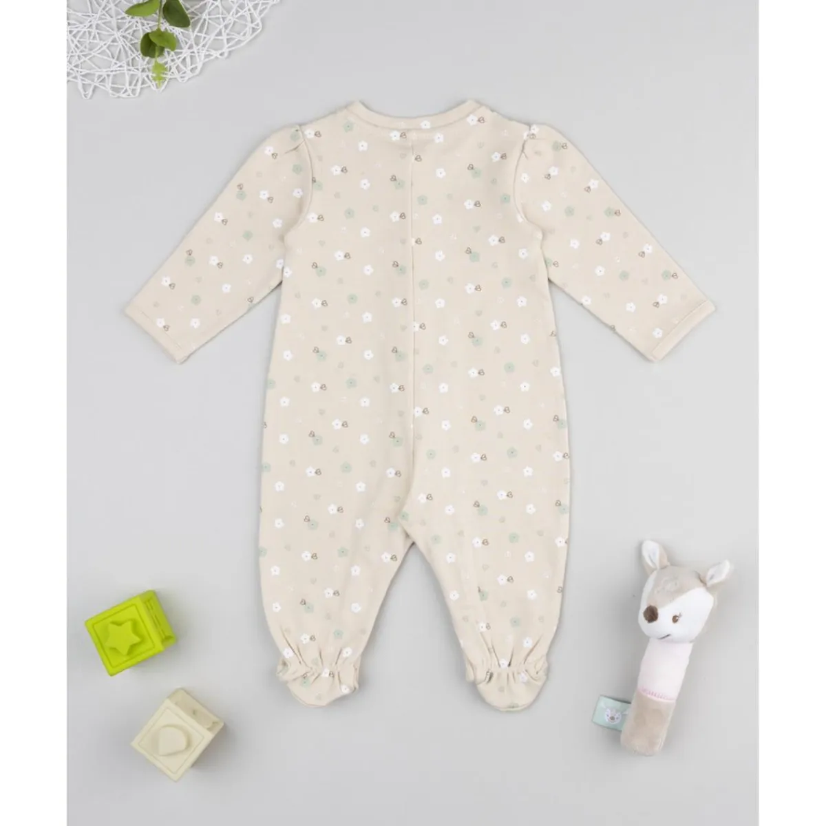 Sale Pelele beige flores Ropa Y Accesorios·Peleles|Recién Nacido·Ropa Y Accesorios