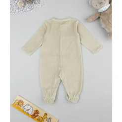 Outlet Pelele de terciopelo bebé beige "león" Ropa Y Accesorios·Peleles|Recién Nacido·Ropa Y Accesorios