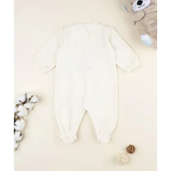 Sale Pelele de terciopelo crema con ciervita para recién nacida Ropa Y Accesorios·Peleles|Recién Nacido·Ropa Y Accesorios