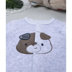 Pelele gris de niño con perrito*Prenatal Best