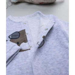 Pelele gris de niño con perrito*Prenatal Best