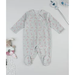 Pelele verde de niña con unicornios*Prenatal