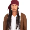 Online Peluca con pañuelo pirata Halloween|Disfraces
