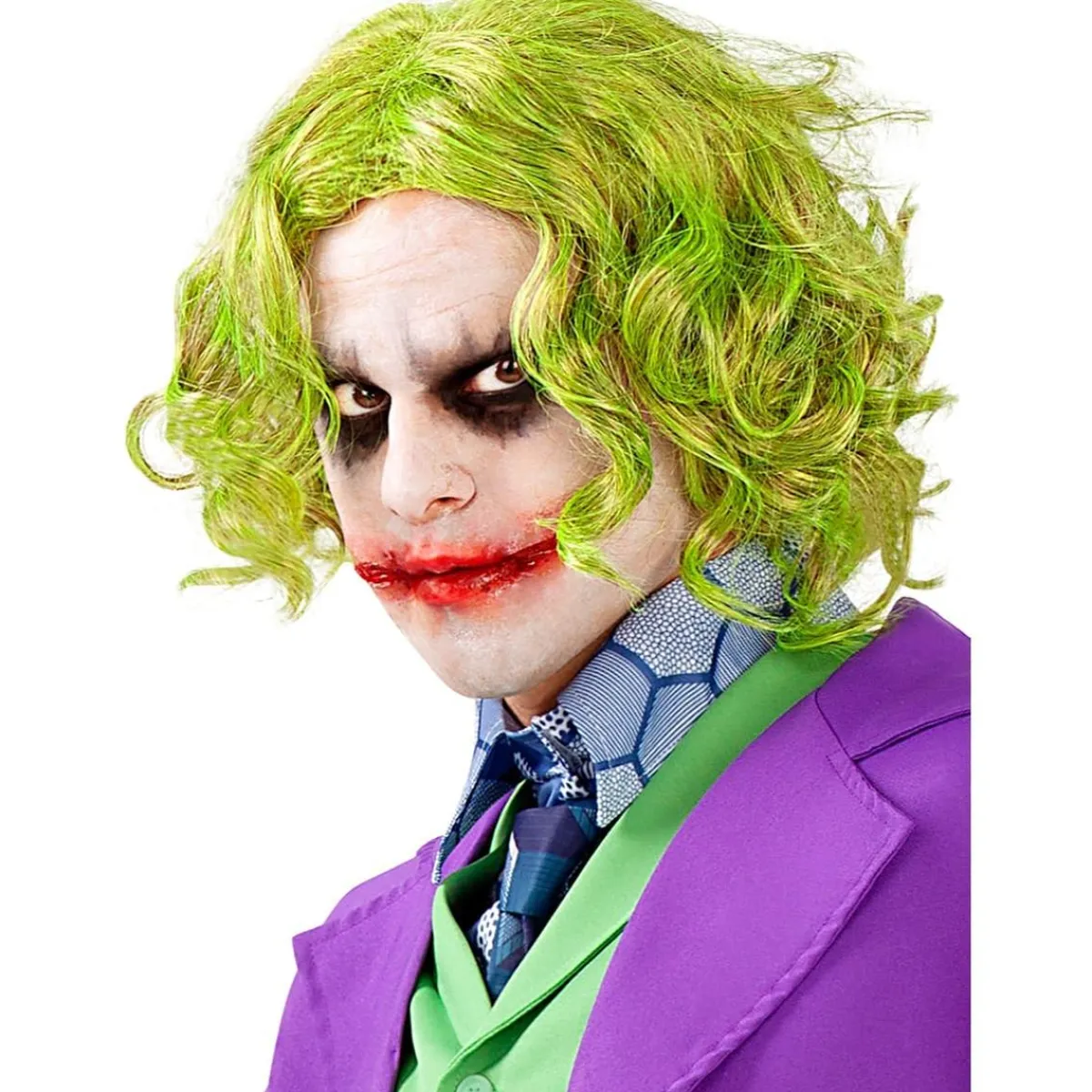 Peluca Joker El Caballero Oscuro Disfraces|Halloween