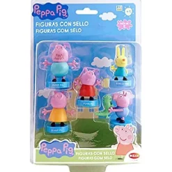Peppa Pig - Pack 5 sellos*BIZAK Best