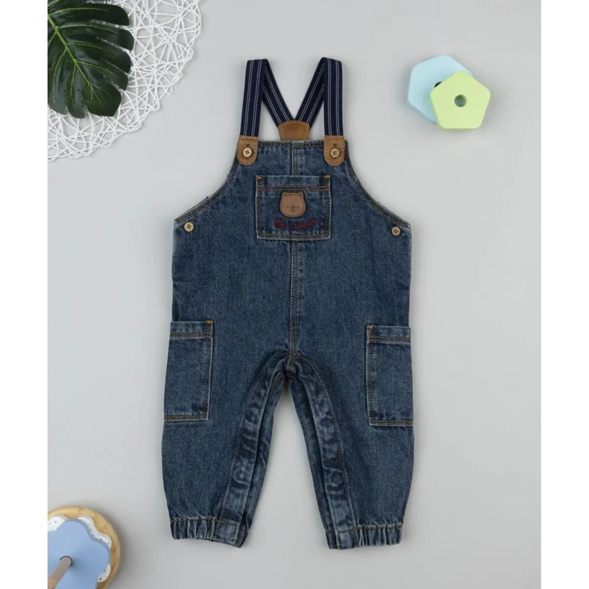 Online Peto denim con tirantes para niño Recién Nacido·Ropa Y Accesorios|Ropa Y Accesorios·Pantalones Y Petos