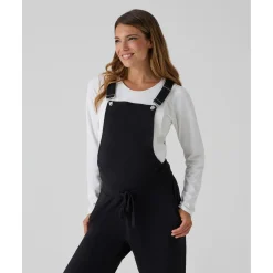 Outlet Petos premamá negros para embarazo y lactancia Premamá·Moda|Moda·Pantalones, Faldas Y Leggins