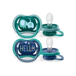 Philips - Chupetes ultra air verde/azul 18+ meses*AVENT Discount