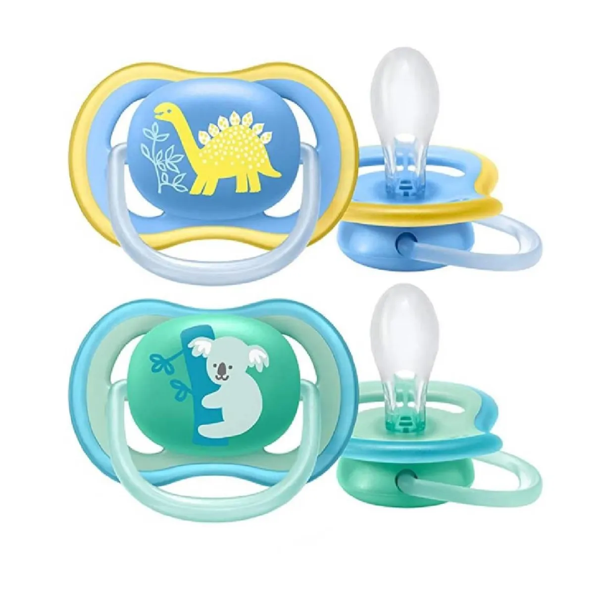 - Chupetes Ultra Air verde y azul +18 meses*PHILIPS AVENT New
