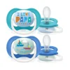 Philips - Pack 2 chupetes ultra air collection 6/18m azul - Papá*AVENT New