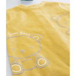 Outlet Pijama amarillo de terciopelo con ositos Ropa Y Accesorios·Peleles|Recién Nacido·Ropa Y Accesorios