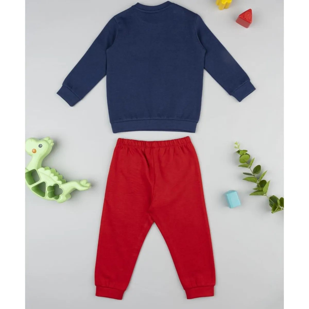Best Pijama azul y rojo con dinosaurio para niño Descanso Y Ropa Interior·Bebé 3-36 Meses