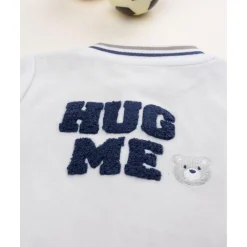 Online Pijama beige de terciopelo con parche “Adorable” Ropa Y Accesorios·Peleles|Recién Nacido·Ropa Y Accesorios