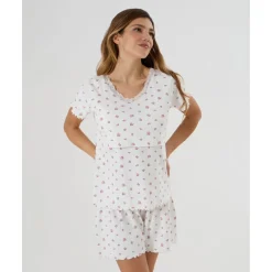 Hot Pijama Corto Premamá con Estampado Floral Premamá·Íntimo Y Noche|Íntimo Y Noche·Pijamas Y Camisones