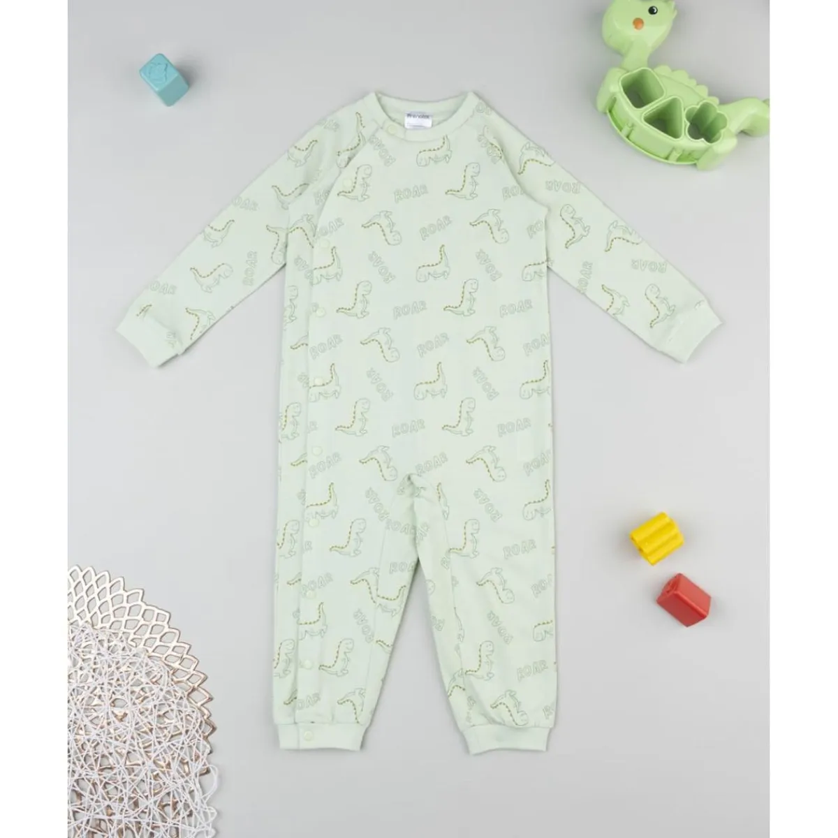 Best Pijama de invierno bebé verde dinosaurios Descanso Y Ropa Interior·Bebé 3-36 Meses