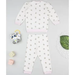 Sale Pijama dos piezas niña crema/rosa con osos Descanso Y Ropa Interior·Bebé 3-36 Meses