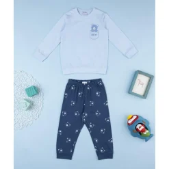 Clearance Pijama dos piezas niño azul noche ositos Descanso Y Ropa Interior·Bebé 3-36 Meses