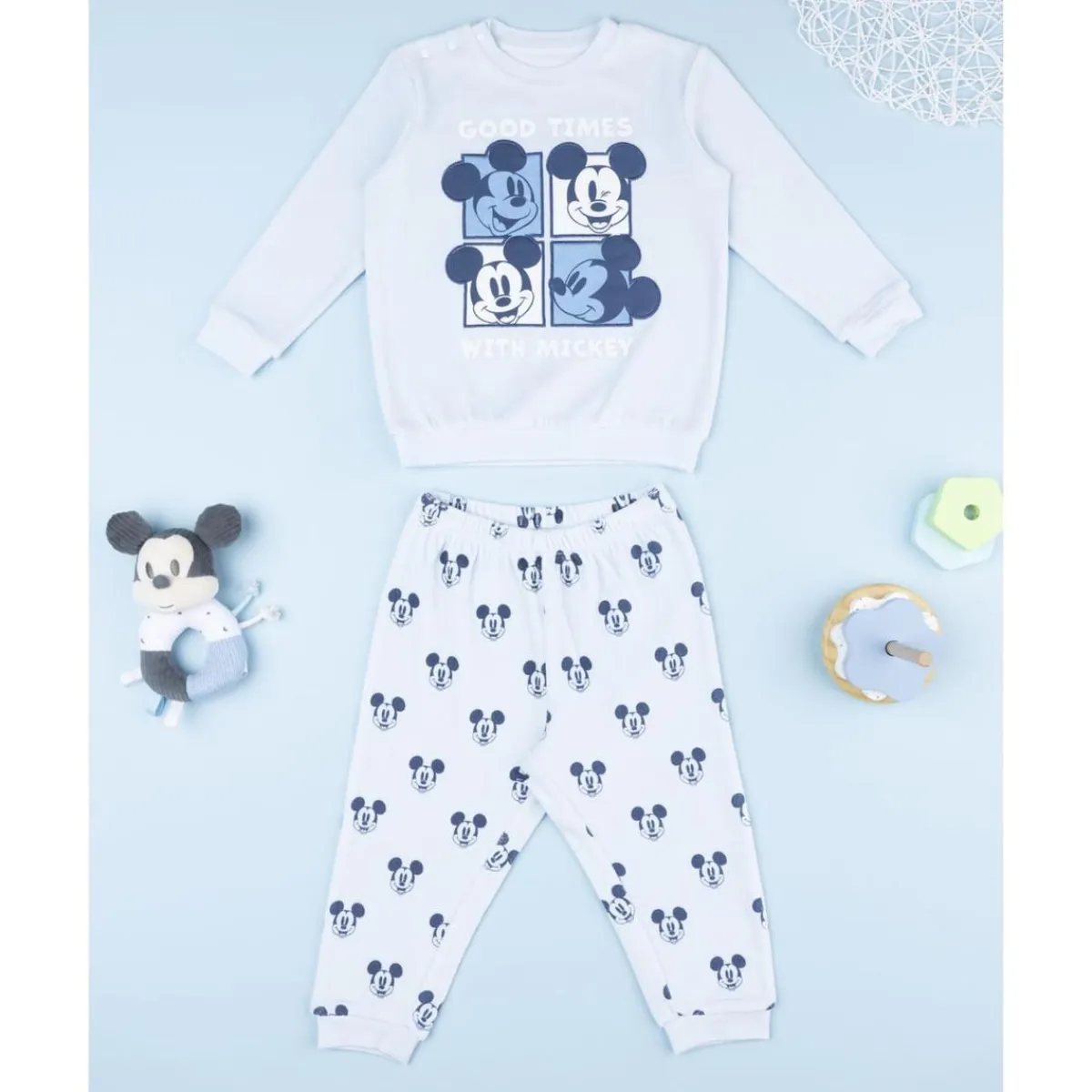 Pijama dos piezas niño Mickey Mouse*Prenatal Hot