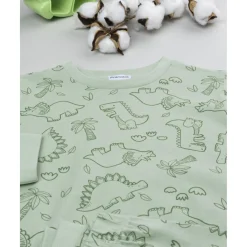 Pijama dos piezas niño verde dinosaurios*Prenatal Discount