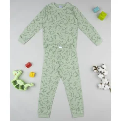 Pijama dos piezas niño verde dinosaurios*Prenatal Discount