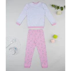 Hot Pijama dos piezas para niña gris y rosa con unicornios Descanso Y Ropa Interior·Infantil 2-10 Años