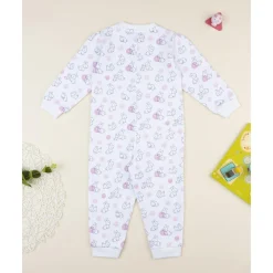 Clearance Pijama enterizo blanco con conejitos para niña Descanso Y Ropa Interior·Bebé 3-36 Meses