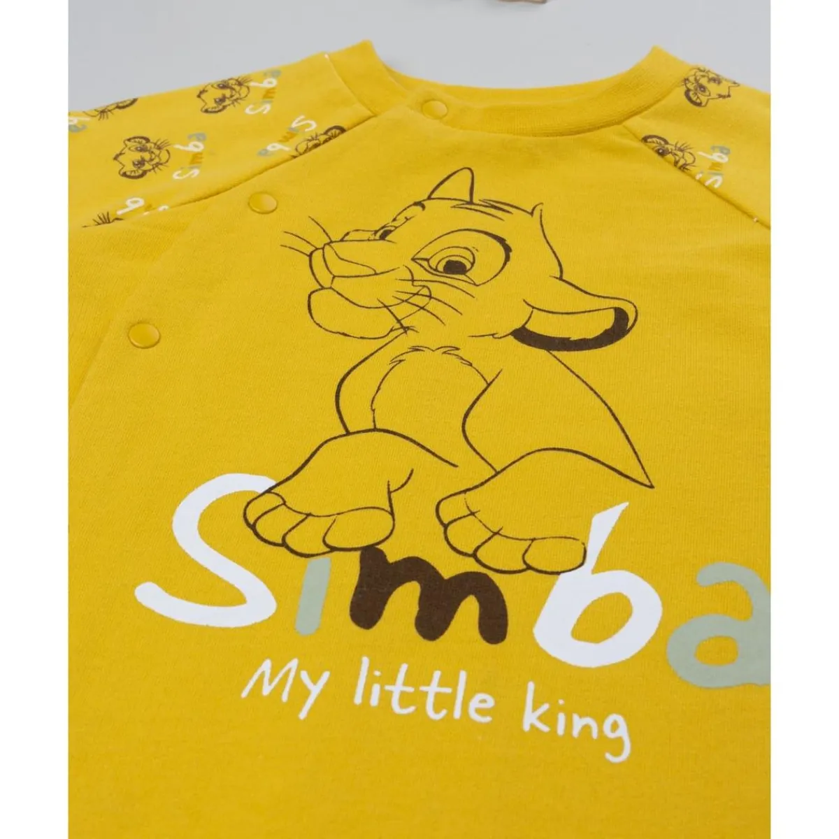 Clearance Pijama entero amarillo Rey León niño Descanso Y Ropa Interior·Bebé 3-36 Meses