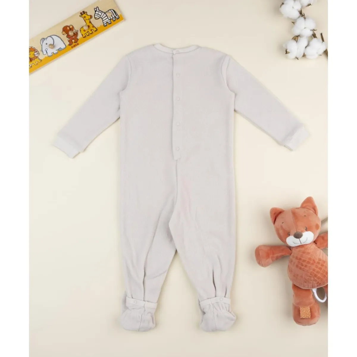 Pijama entero beige bosque niño*Prenatal Discount