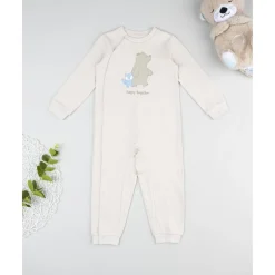 Online Pijama entero niño beige con oso Descanso Y Ropa Interior·Bebé 3-36 Meses