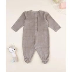 Sale Pijama niña marrón de terciopelo con ositos Ropa Y Accesorios·Peleles|Recién Nacido·Ropa Y Accesorios