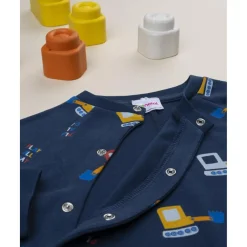 Sale Pijama niño azul con excavadoras Descanso Y Ropa Interior·Bebé 3-36 Meses