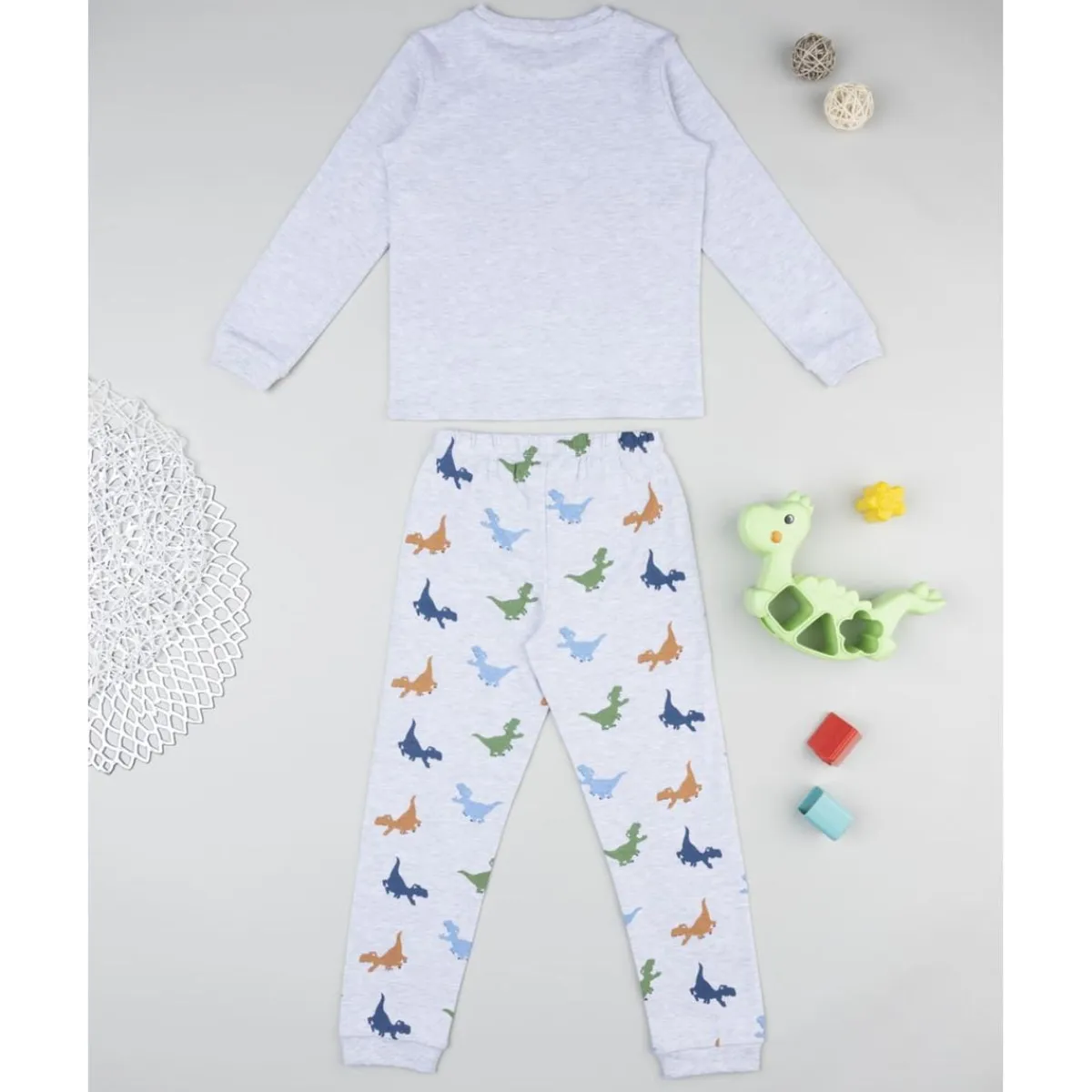 Clearance Pijama niño gris dinosaurio Descanso Y Ropa Interior·Infantil 2-10 Años
