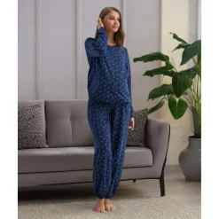 Best Pijama premamá azul con estampado Premamá·Íntimo Y Noche|Íntimo Y Noche·Pijamas Y Camisones