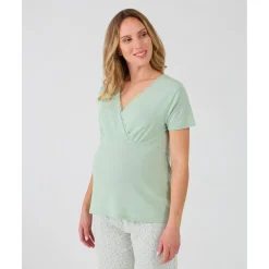 Pijama premamá de lactancia con estampado floral*Prenatal Hot