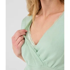 Pijama premamá de lactancia con estampado floral*Prenatal Hot