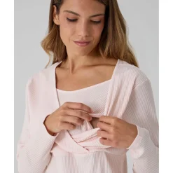 Online Pijama premamá rosa y gris tartán Premamá·Íntimo Y Noche|Íntimo Y Noche·Pijamas Y Camisones