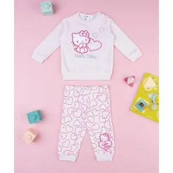 Pijama rosa de niña Hello Kitty*Prenatal Online