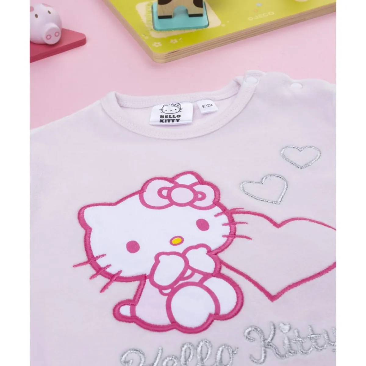 Pijama rosa de niña Hello Kitty*Prenatal Online
