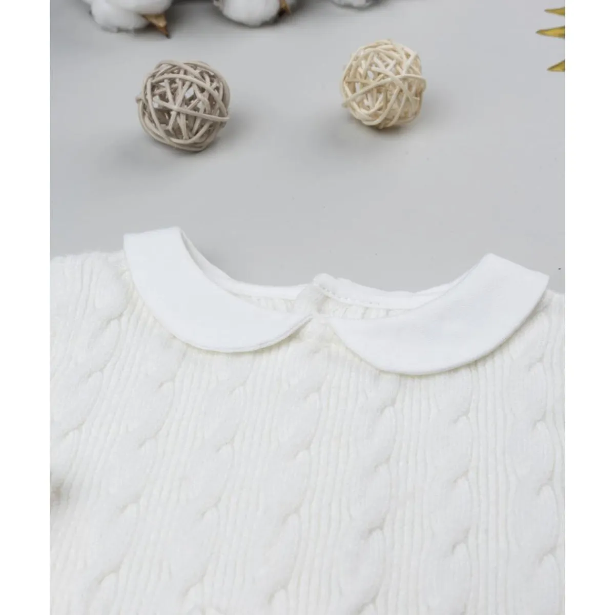 Discount Pijama tricot blanco para recién nacida Ropa Y Accesorios·Peleles|Recién Nacido·Ropa Y Accesorios