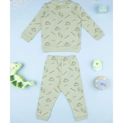Pijama verde de dinosaurios para niño*Prenatal Clearance