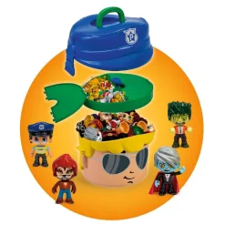 New Action - Contenedor policía y monstruos Coleccionables Y Mini Mundos