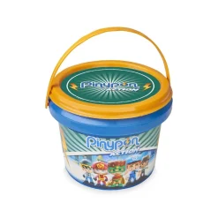 Best Action - Pack Cubo con 5 Figuras Coleccionables Y Mini Mundos