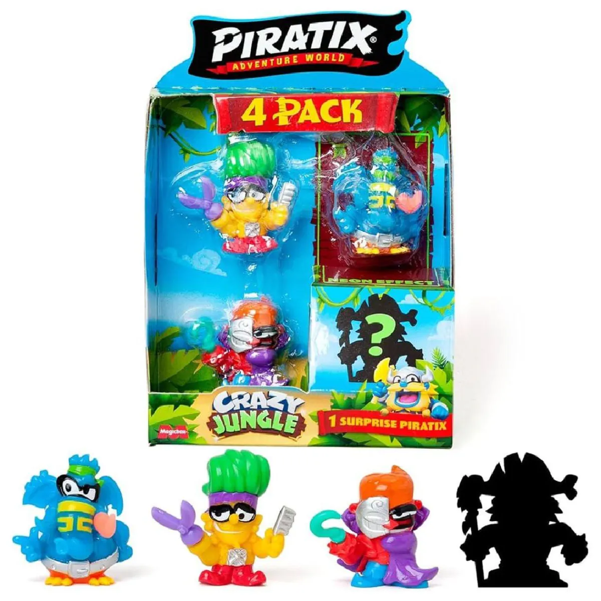 Crazy Jungle - Pack de 4 (varios modelos)*PIRATIX Clearance