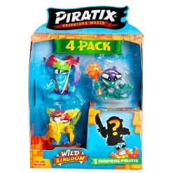 Hot Piratix Wild Kingdom - Pack 4 figuras (Varios Modelos) Figuras De Acción