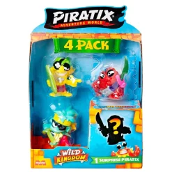 Hot Piratix Wild Kingdom - Pack 4 figuras (Varios Modelos) Figuras De Acción