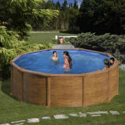 Piscina redonda Mauritius 350 x 132 cm*GRE Discount