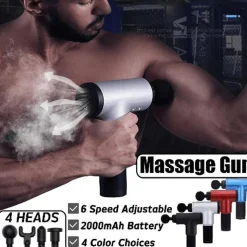 Pistola de masaje Negra*KLACK EUROPE Discount