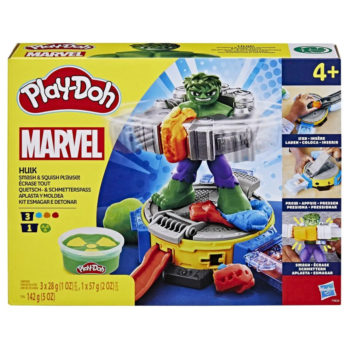 Clearance Play-Doh - Hulk Aplasta y moldea Steam|Arte Y Manualidades