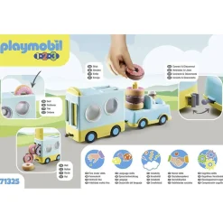 - Camión de donut con función de apilado y clasificación ㅤ*PLAYMOBIL Hot